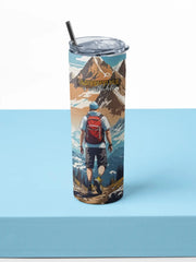 The Solo Traveler Stainless Steel Tumbler with Lid & Straw