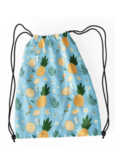 Pineapple Drawstring Bag 1