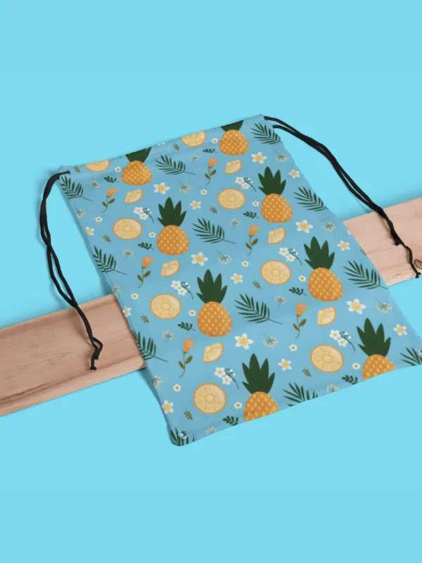 Pineapple Drawstring Bag 3