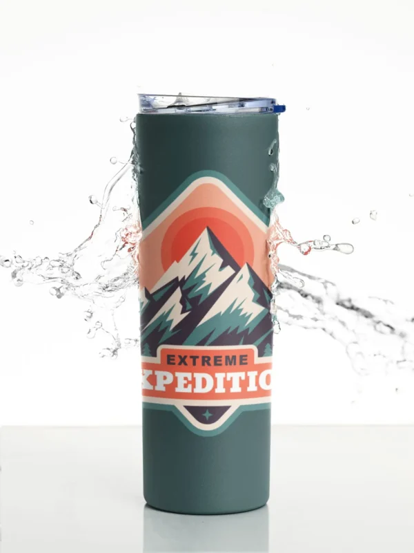 Extreme Expedition Leakproof Steel Tumbler with Straw